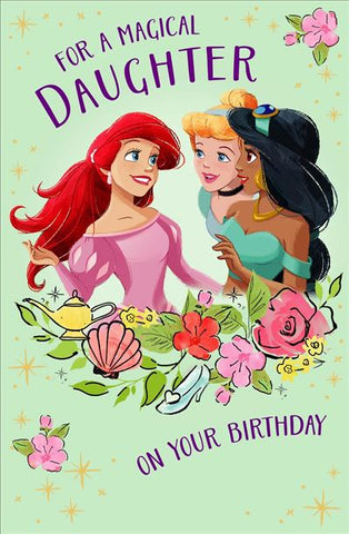 Daughter birthday card- Disney princesses
