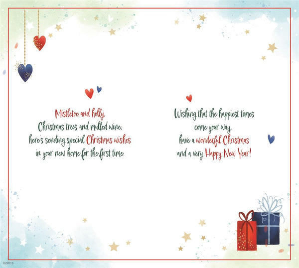 First Christmas in your new home card