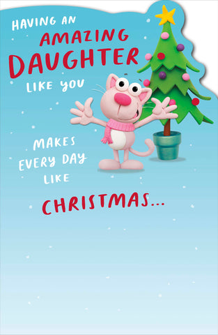Daughter Christmas card - funny