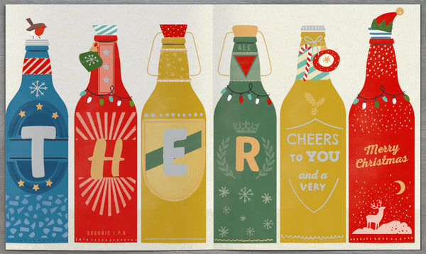 Brother Christmas card - festive drinks