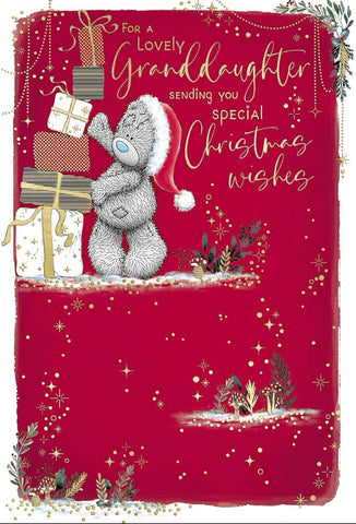 Me to you - Granddaughter Christmas card