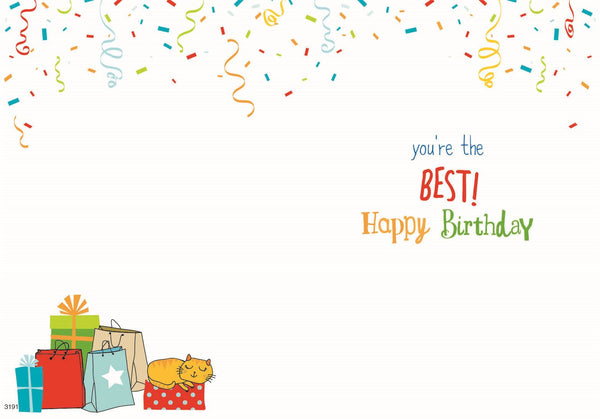 Great Grandson birthday card - cute and colourful