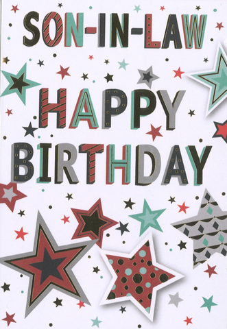 Son-in-law birthday card