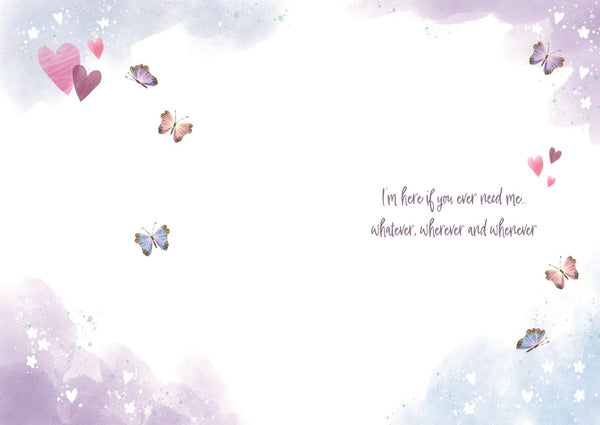 Thinking of you card - Stars and rainbows