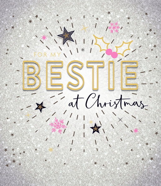 Friend Christmas card- Bestie