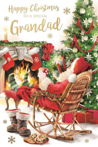Grandad Christmas card - Father Christmas