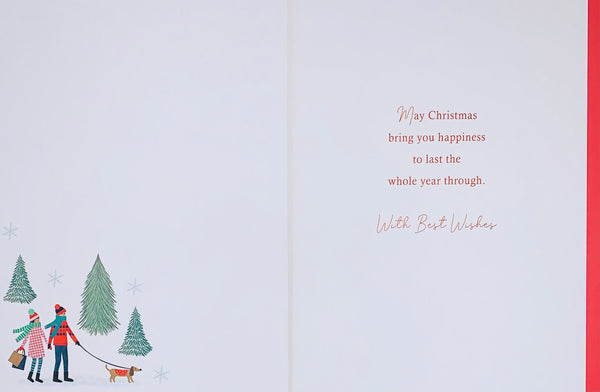 General Christmas card - winter walk