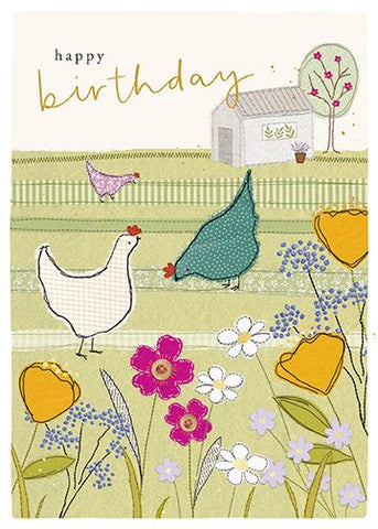 General birthday card for her- needle and thread