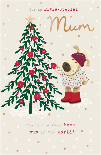Mum Christmas card- Boofle