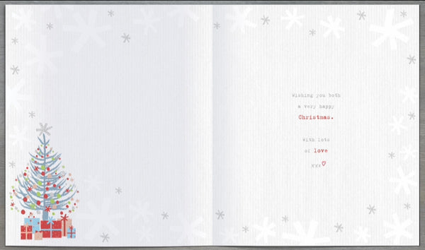 Nan and Grandad Christmas card - Boofle