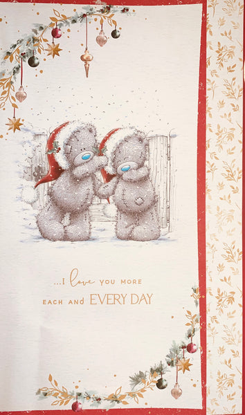 Me to you - Large Husband Christmas card