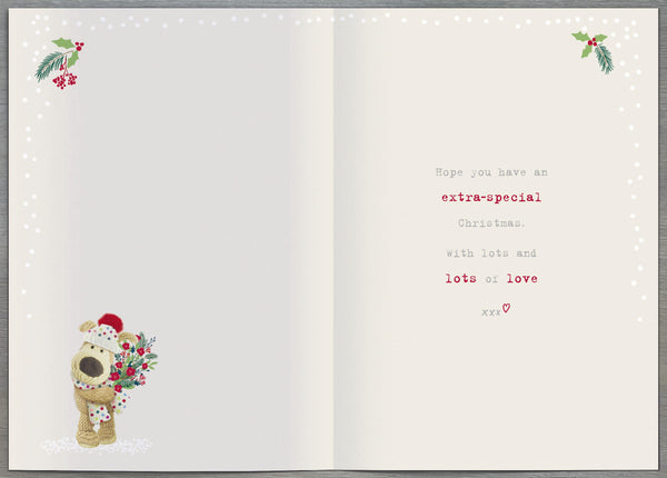 Grandma Christmas card- Boofle