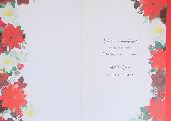 Mum Christmas card- sentimental verse