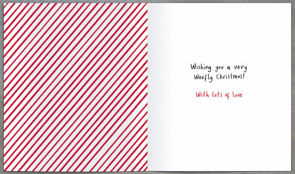 To the dog Christmas card