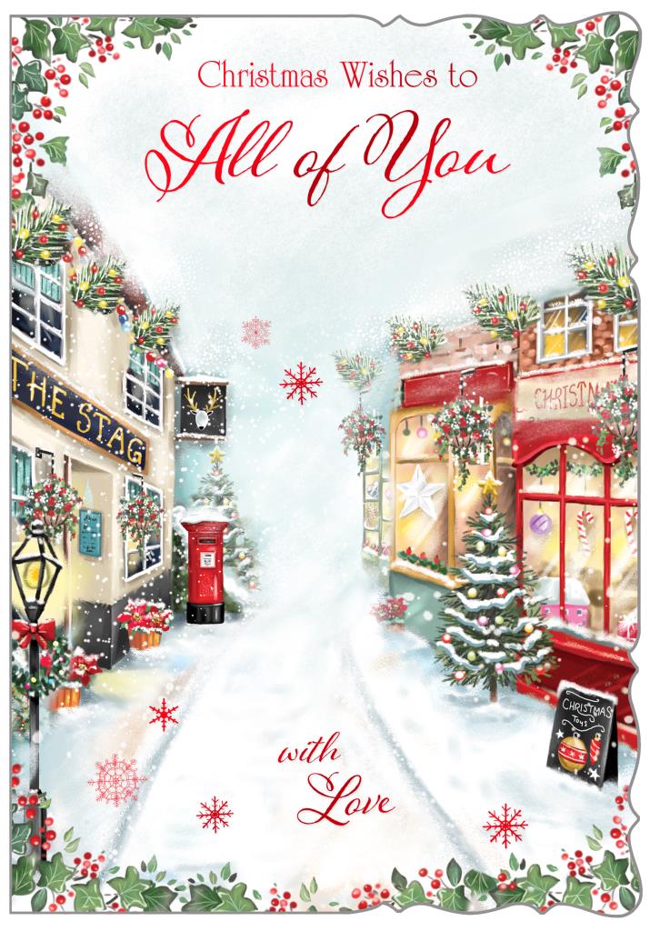 To all of you Christmas card- Christmas shopping