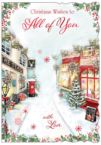 To all of you Christmas card- Christmas shopping