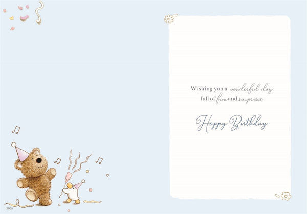 Great Nephew birthday card - cute bear