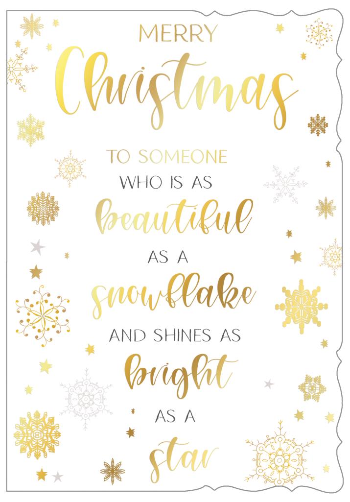 General Christmas card- Xmas sparkle