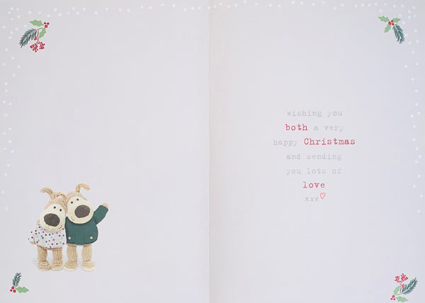 Sister and partner Christmas card - Boofle