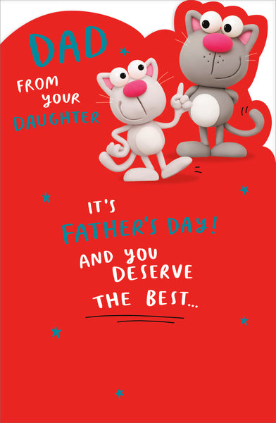 Dad Father’s card- funny card from your daughter