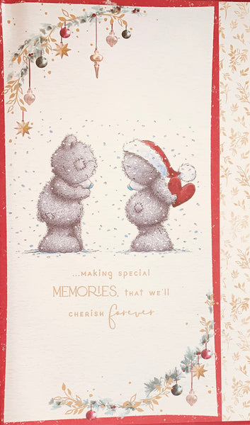 Me to you- Fiancé Christmas card- large card