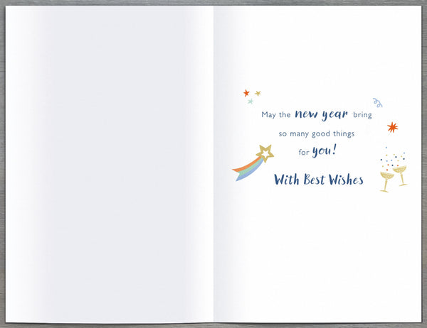 New year card - celebrations