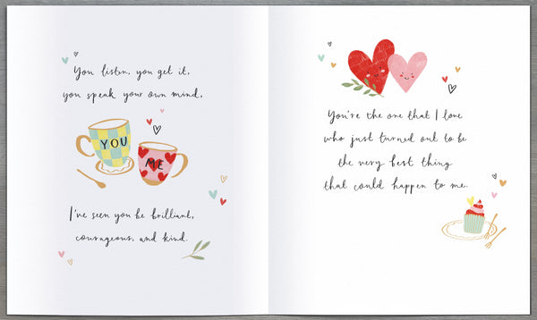 Our anniversary card- cute strawberries