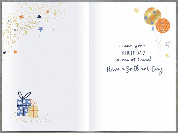 Christmas birthday card - December birthday