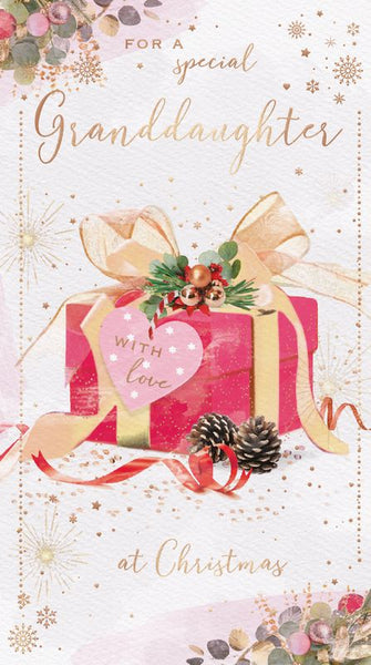 Granddaughter Christmas card- Christmas gifts