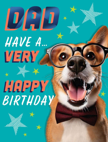 Dad birthday card - old dog