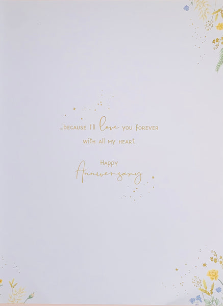 Boxed Wife wedding anniversary Luxury card - Me to you