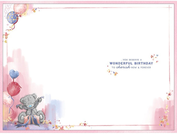 Me to you One I love birthday card - sentimental verse