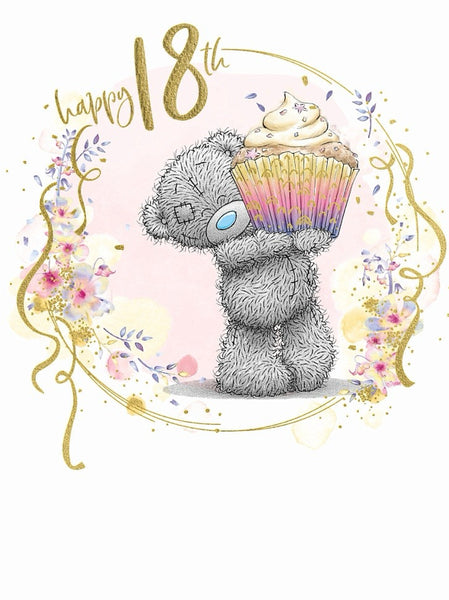 Biglietto Di Compleanno Me To You Tatty Teddy Per Nipote, Con Busta, Lamina Oro E Messaggio Dolce, 12,7x17,7 Cm
