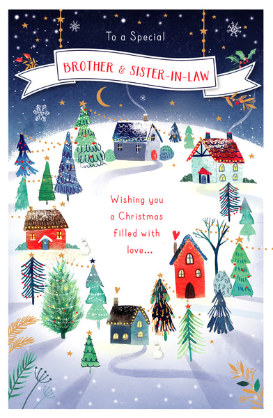 Brother and Wife/ Husband/ Partner Christmas card
