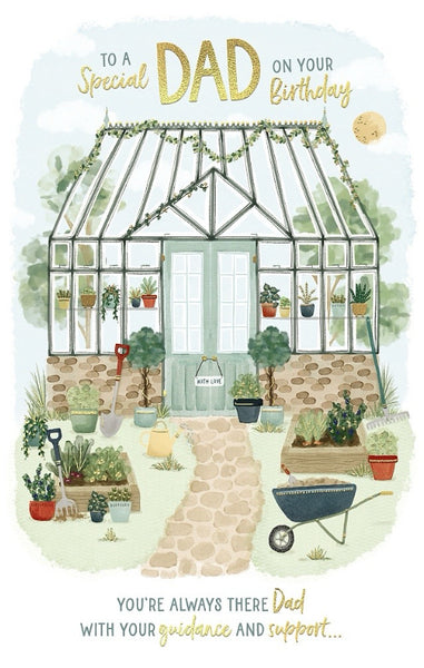 Dad birthday card - gardening