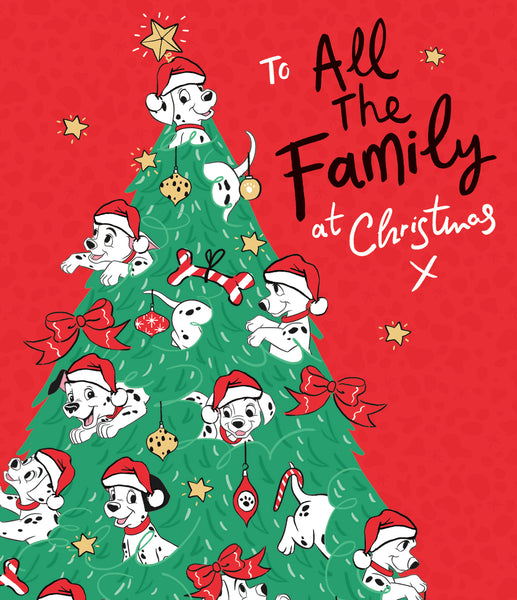 To all the family Christmas card - Disney