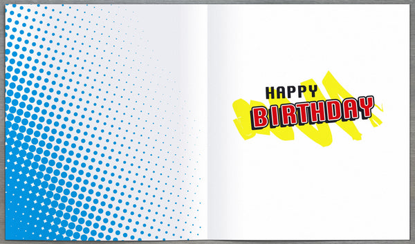 Brother birthday card - Spider Man card