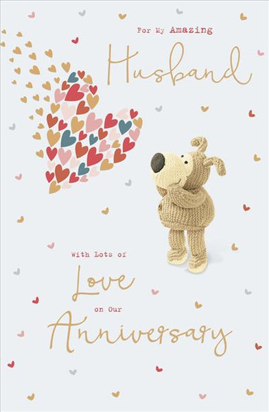 Husband wedding anniversary card - Boofle