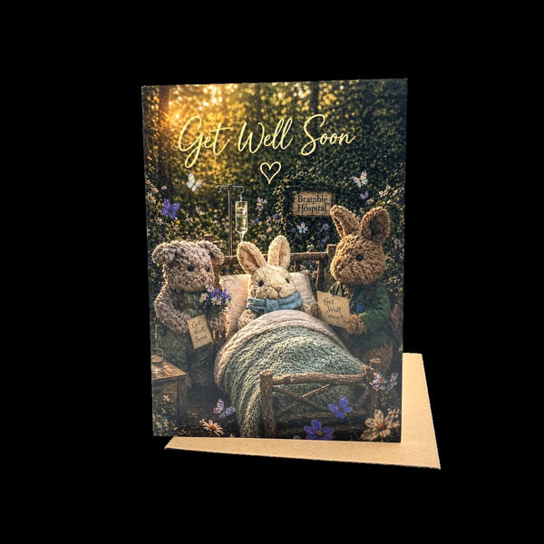 Get well card - Bramble bunnies
