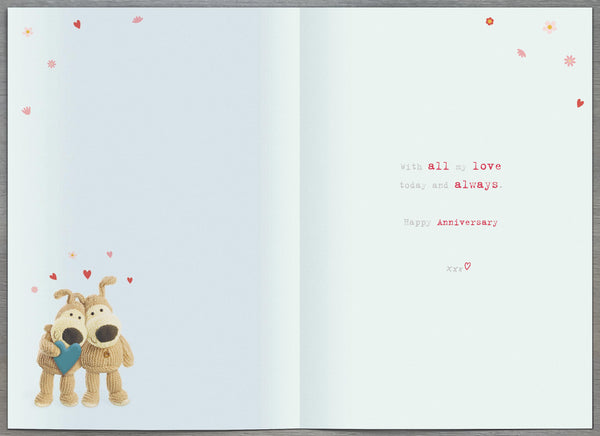 Our anniversary card- Boofle