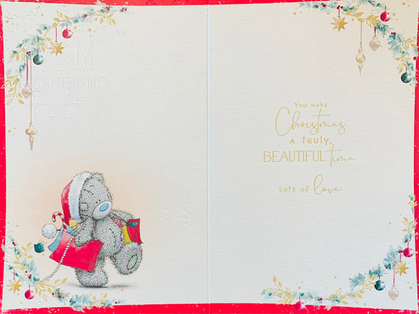 Me to you Mam Christmas cards- cute tatty teddy