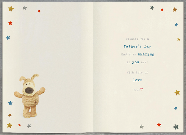 Dad Father’s Day card- Boofle