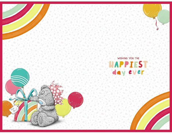 Age 4 birthday card - me to you bear