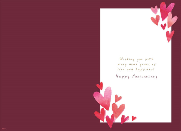 Your wedding anniversary card - cute balloons