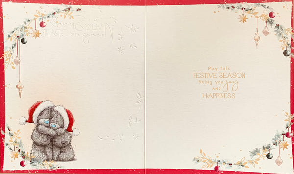 Me to you - Nanny and Grandad Christmas card
