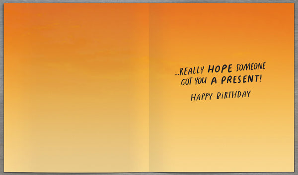 Funny 40th birthday card - meerkats