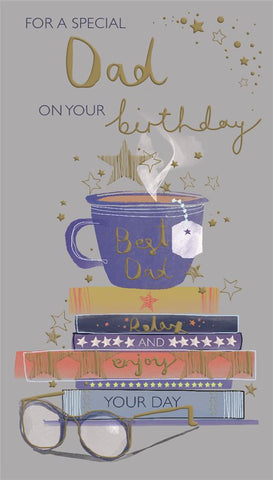 Dad birthday card- relax and read