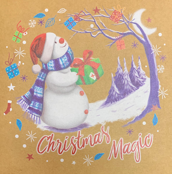 Christmas card multi pack - 10 cute Xmas cards