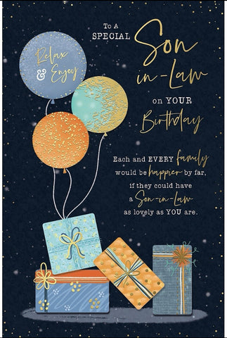 Son-in-law birthday card