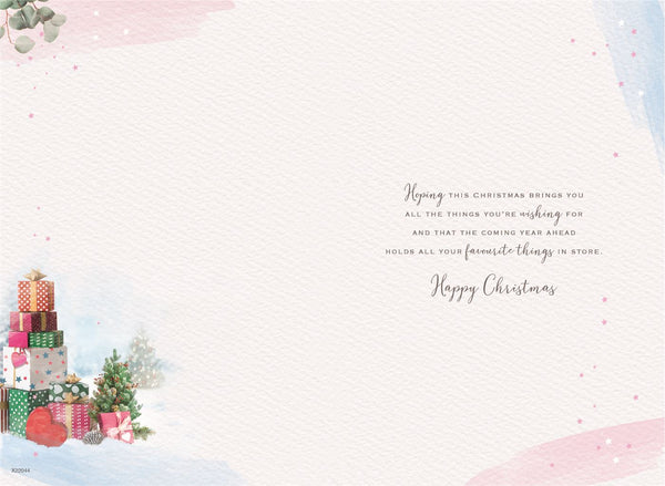 Special friend Christmas card - Christmas gifts
